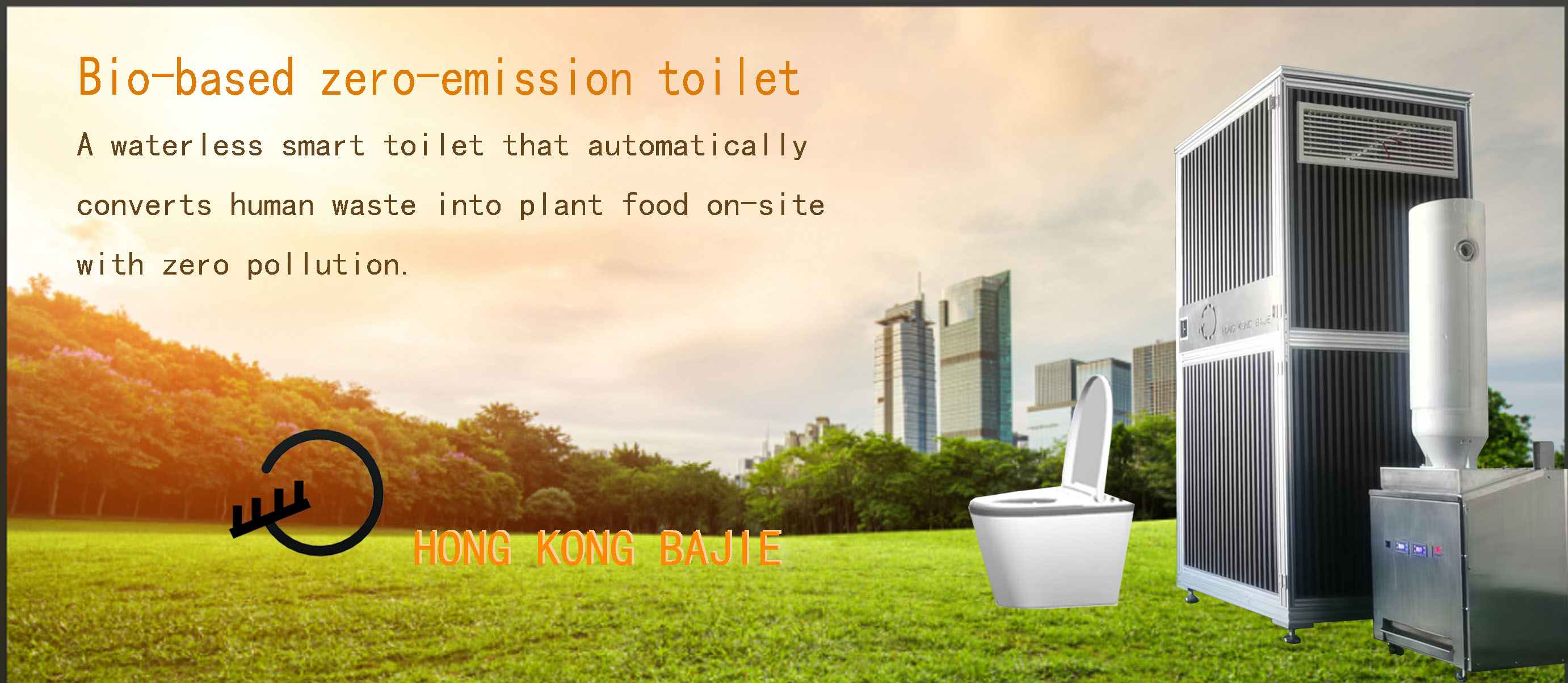 Bio-based zero-emission toilet